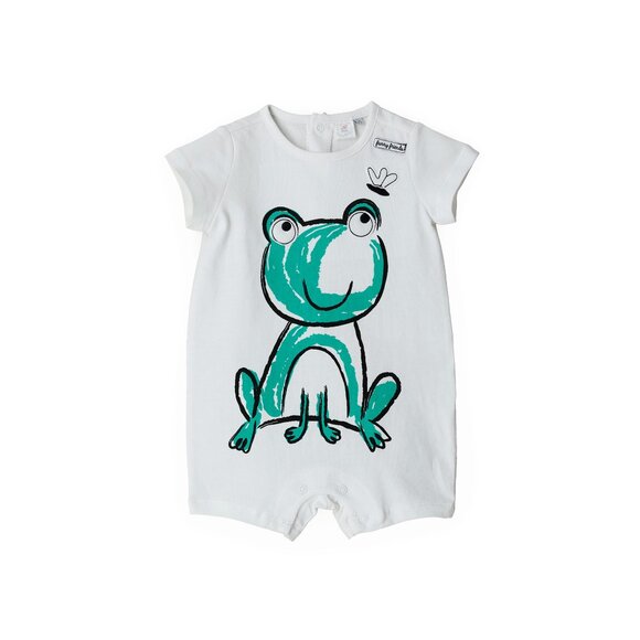 Original Marines, Italy  - 50% Off  - US Seller -  LITTLE GIRAFFE COTTON ROMPER - Picture 1 of 6